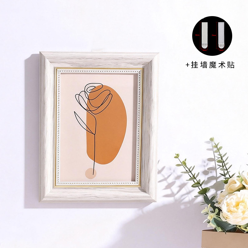 Creativo marco de fotos vintage estadounidense 6 pulgadas 7 pulgadas 8 pulgadas 10 pulgadas marco de fotos de boda cuelga marco de pared marco vacío enmarcado