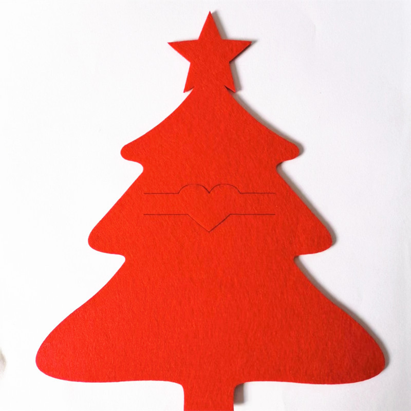 Vajilla de fieltro transfronterizo estera cuchillo tenedor vajilla titular vajilla bolsa partido Mesa cena cocina decoración de Navidad