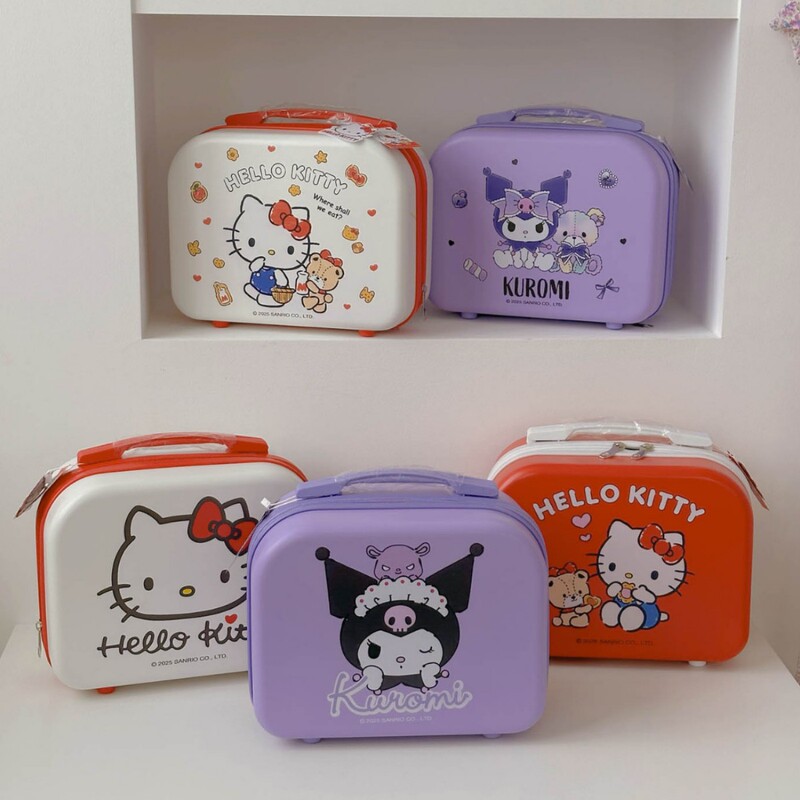 Sanrio Genuine Authorized Cute Cosmetic Case Large Capacity Portable Storage Outgoing Portable Beauty Case Suitcase