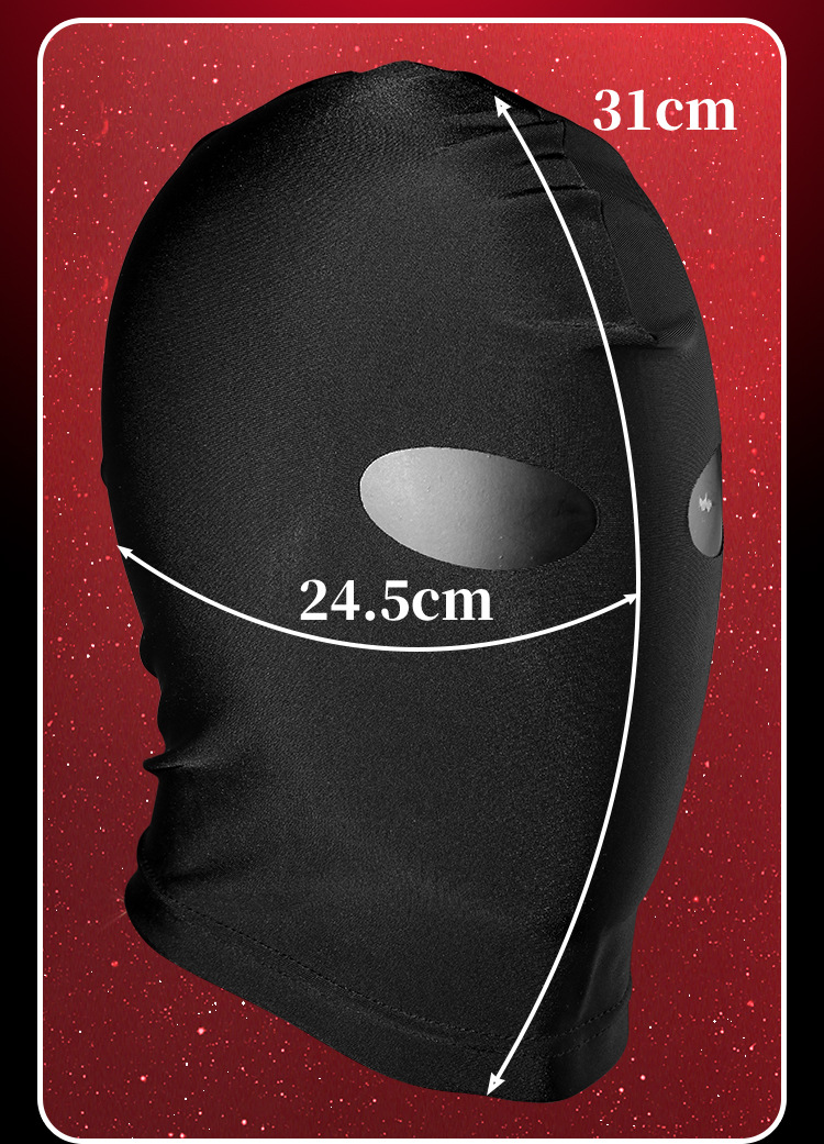 SM Dog Head Mask in Pink, L Size, Nylon Ice Silk Material for Adult Couple Role Play — detail image 28