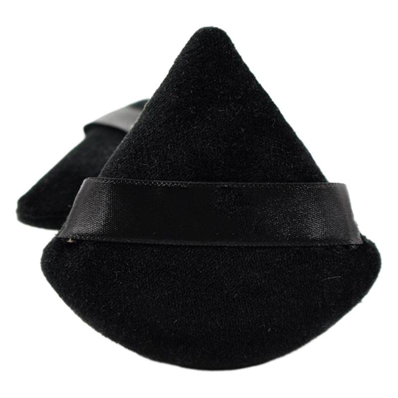 Triángulo seco puff fibra de comercio exterior de cristal de algodón delicado maquillaje belleza maquillaje herramientas puff transfronteriza caliente