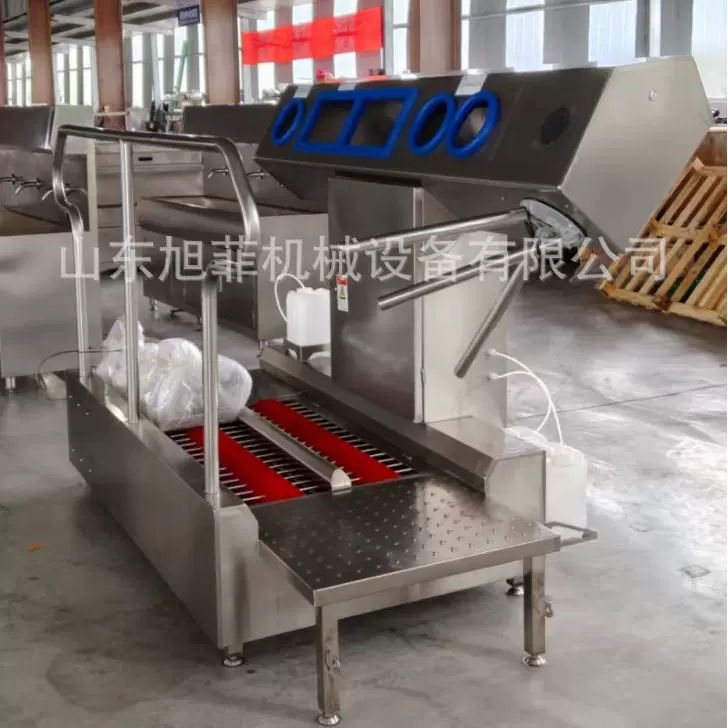 不锈钢洗靴机(清洗消毒靴底、手部清洗烘干消毒）