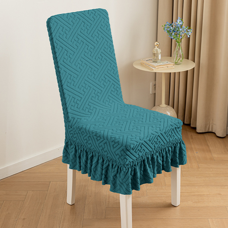 Cubierta de asiento elástico espesa esponja cojín integral cuatro estaciones general simple asiento de mesa de comedor cubierta de asiento cojín de invierno