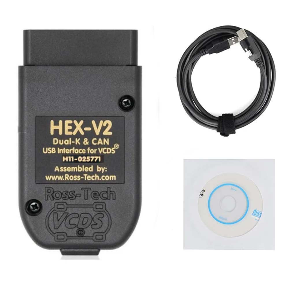 HEXV2 VAG V23.11 24.5最新版本 多語言可備註語言 盒裝備註 VCDS