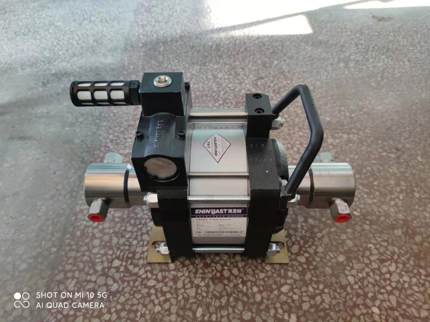 赛思特气液增压设备22.4.8MPa GD28气动双作用泵224Bar224公斤