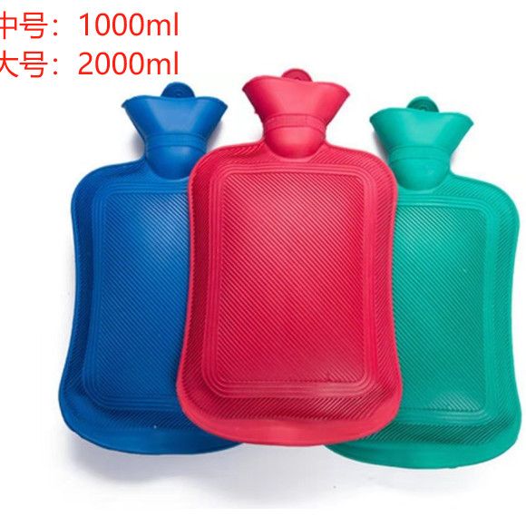 Bolsa de Agua Caliente de Caucho Doble Uso Frío y Caliente para Manos y Pies