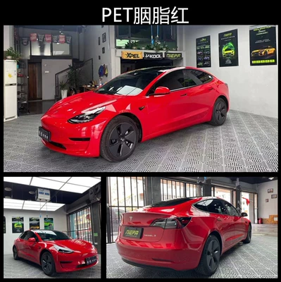 Car Paint — Auto Color Change Film - pet-carmine-whole-roll