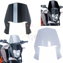 适用KTM DUKE 690 12-19年改装配件前挡风玻璃风挡罩风镜导流罩