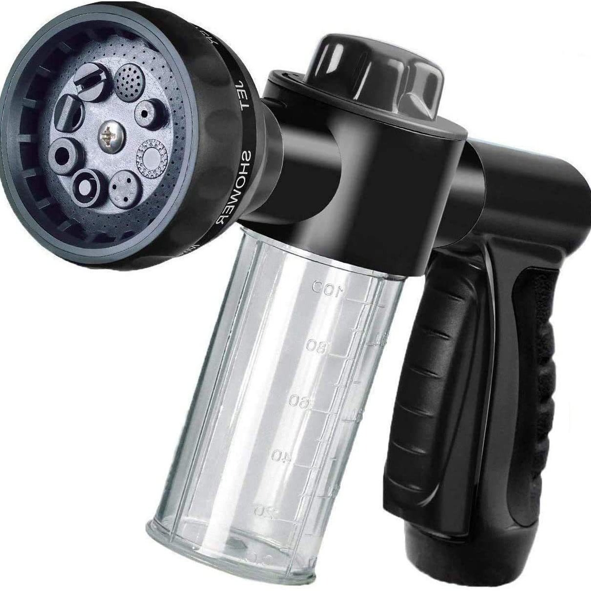 2022家用便携洗车水枪 园林户外花园塑料高压泡沫壶浇花灌溉水枪