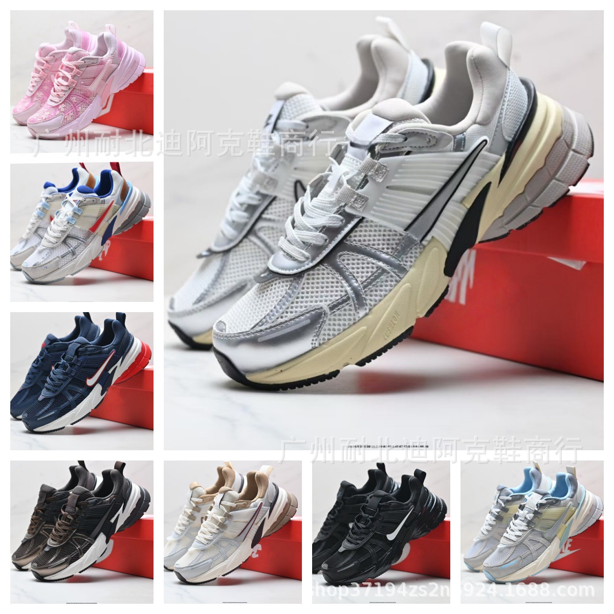 fashionable sports breathable running sneakers for men and women for…