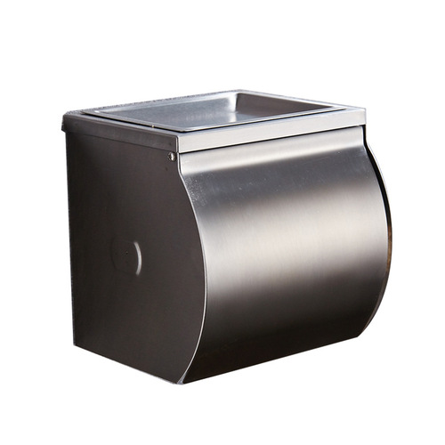 304 stainless steel brushed bathroom hotel tissue box toilet paper holder bathroom toilet paper roll holder restroom storage rack