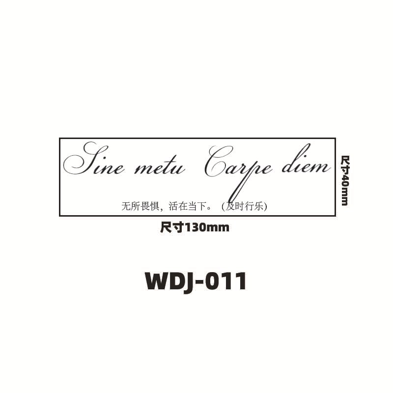 Jugo de hierbas pegatinas de tatuaje letras inglesas pegatinas de tatuaje de clavícula de la mano de espalda alta sensación impermeable a prueba de sudor semipermanente