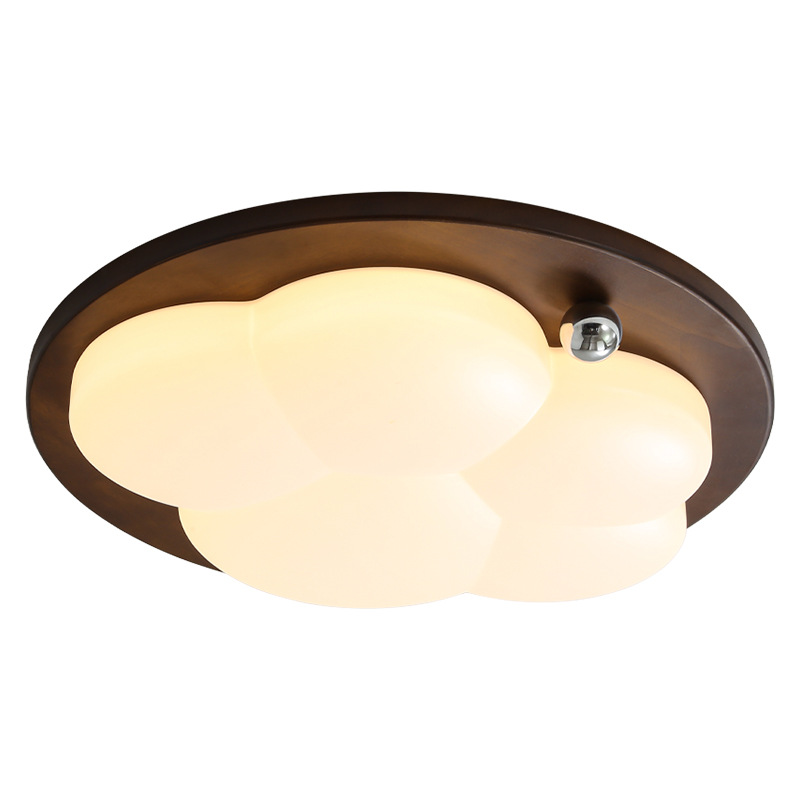 Lámpara de techo retro para dormitorio Daguanyuan, lámpara de techo sencilla de estilo antiguo, lámpara de techo para dormitorio con diseño de nube francesa L263