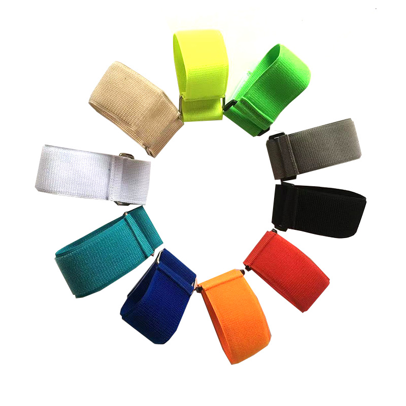彩色弹力魔术贴带扣绑带松紧自粘捆扎带伸缩加长绑腿反扣固定腰带