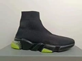 Sock Shoes with Air Cushion in Black Green