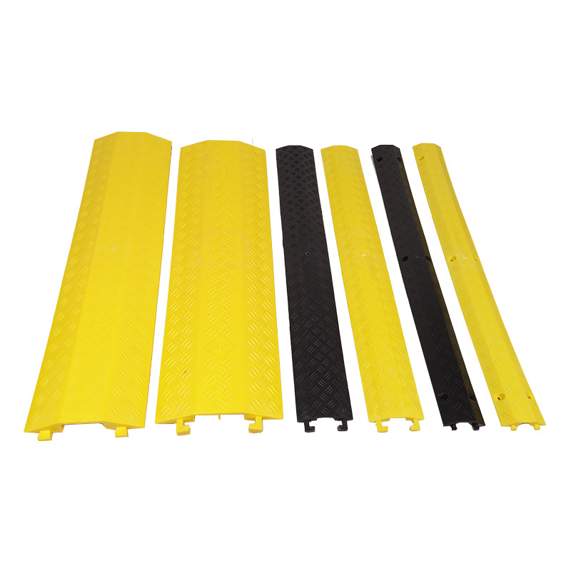 电缆保护压线活动盖板室内pvc电线地面过路橡胶走线槽减速带户外