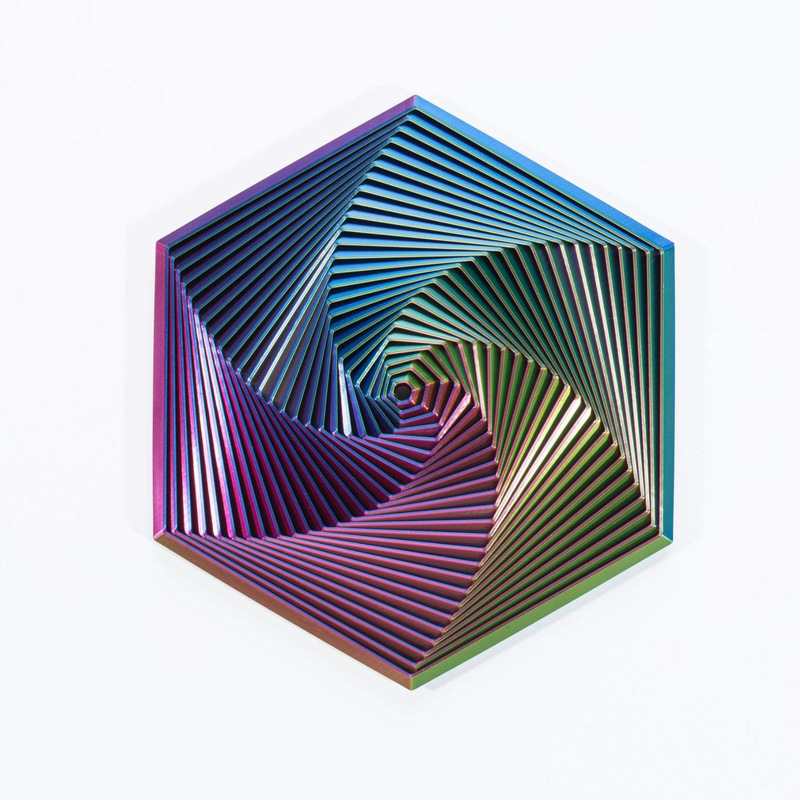 3D打印六边形分形烦躁解压神器萝卜塔玩具Fractal Fidget Hexagon|undefined