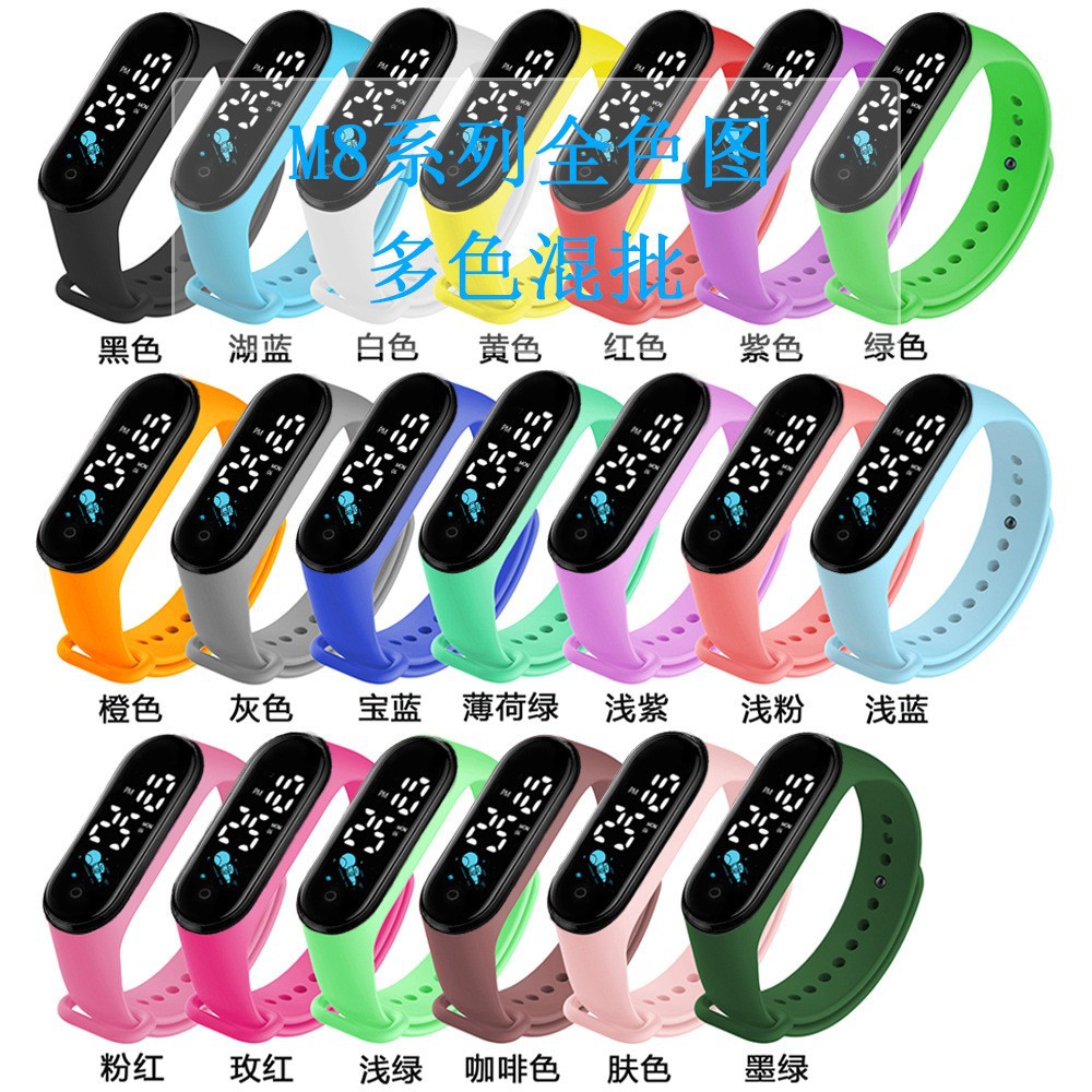 Venta directa de fábrica NFC control de acceso led reloj electrónico impermeable reloj para deportes al aire libre control de acceso IC portátil reloj de pulsera para estudiantes