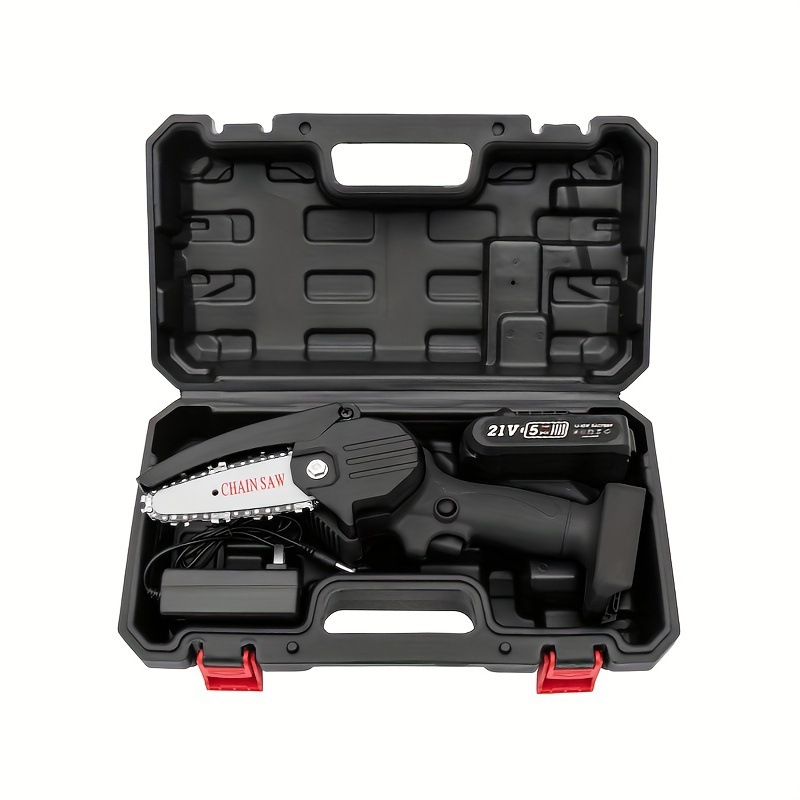 Pequeña Sierra de poda recargable sierra eléctrica de poda de registro de jardín sierra eléctrica de cadena de litio mini sierra eléctrica