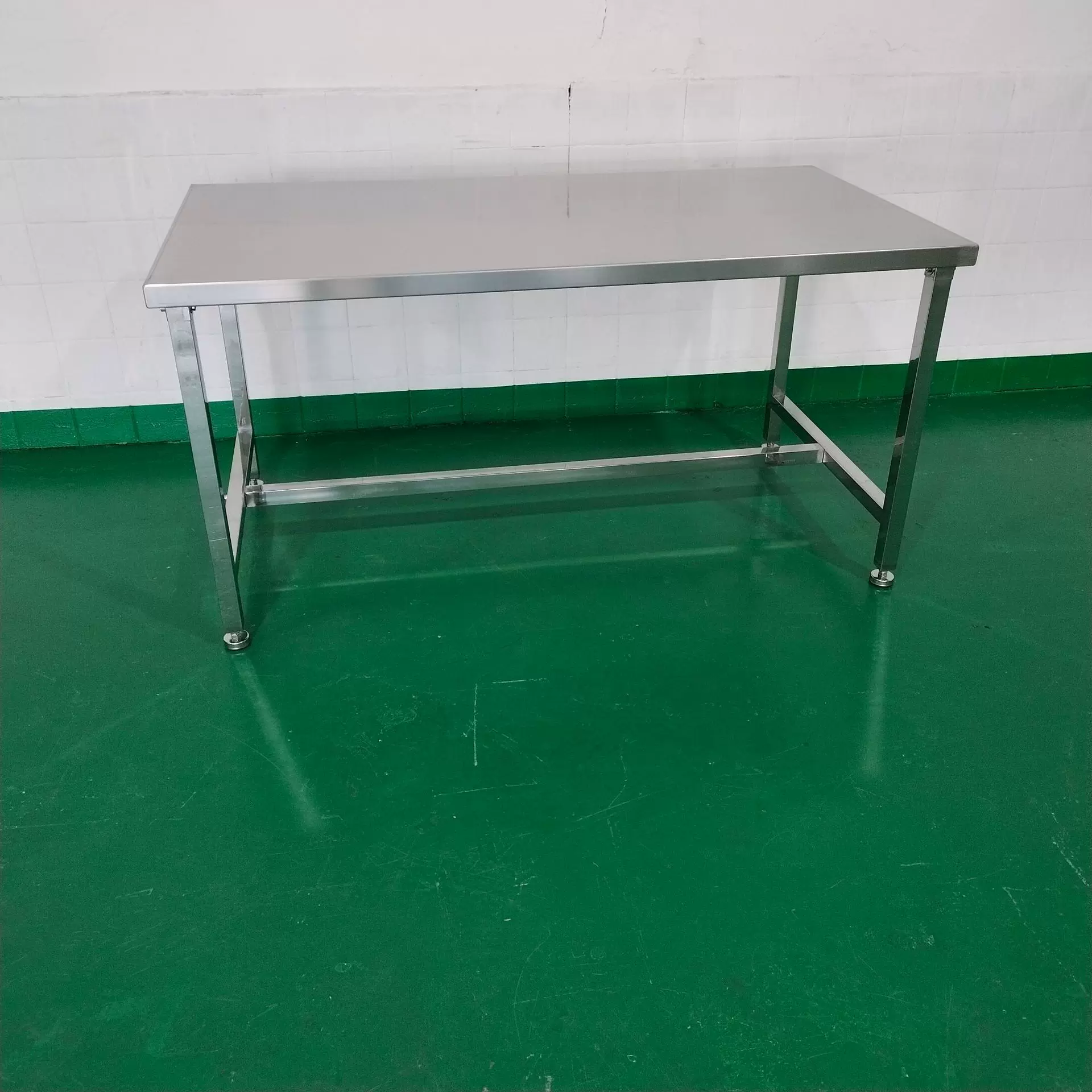 304不锈钢工作台平板桌加厚操作打包台生物制药食品无尘室洁净桌