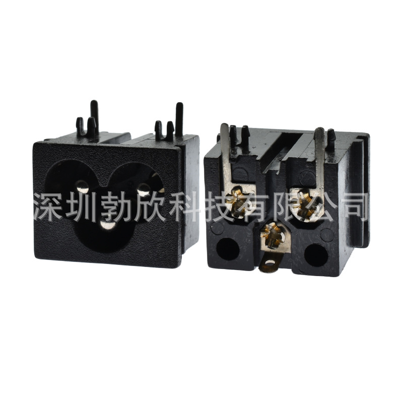 供应电源 AC插座 梅花座 米老鼠座 梅花插座 BX-190-A02（图)