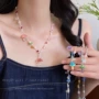 夏天甜美可爱彩色锁骨链