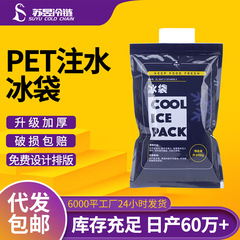 PET水入りアイスバッグ、生鮮食品断熱バッグ、アイスバッグ、冷蔵コールドチェーンエクスプレス、再利用可能なPET水入りアイスバッグ