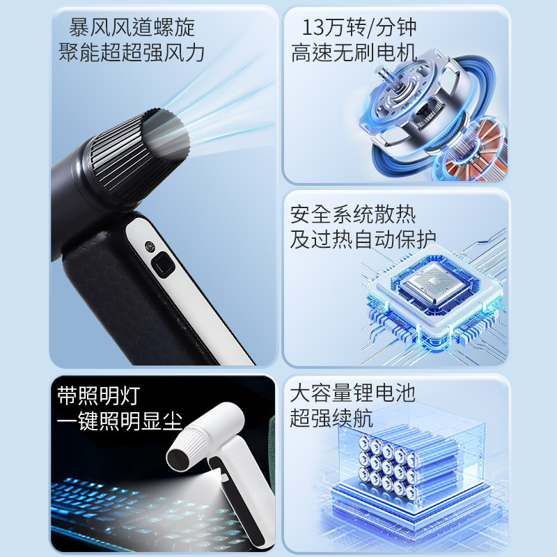 跨境静音无刷电机风扇手持暴力风扇高速涡轮长续航便携随身小风扇|undefined