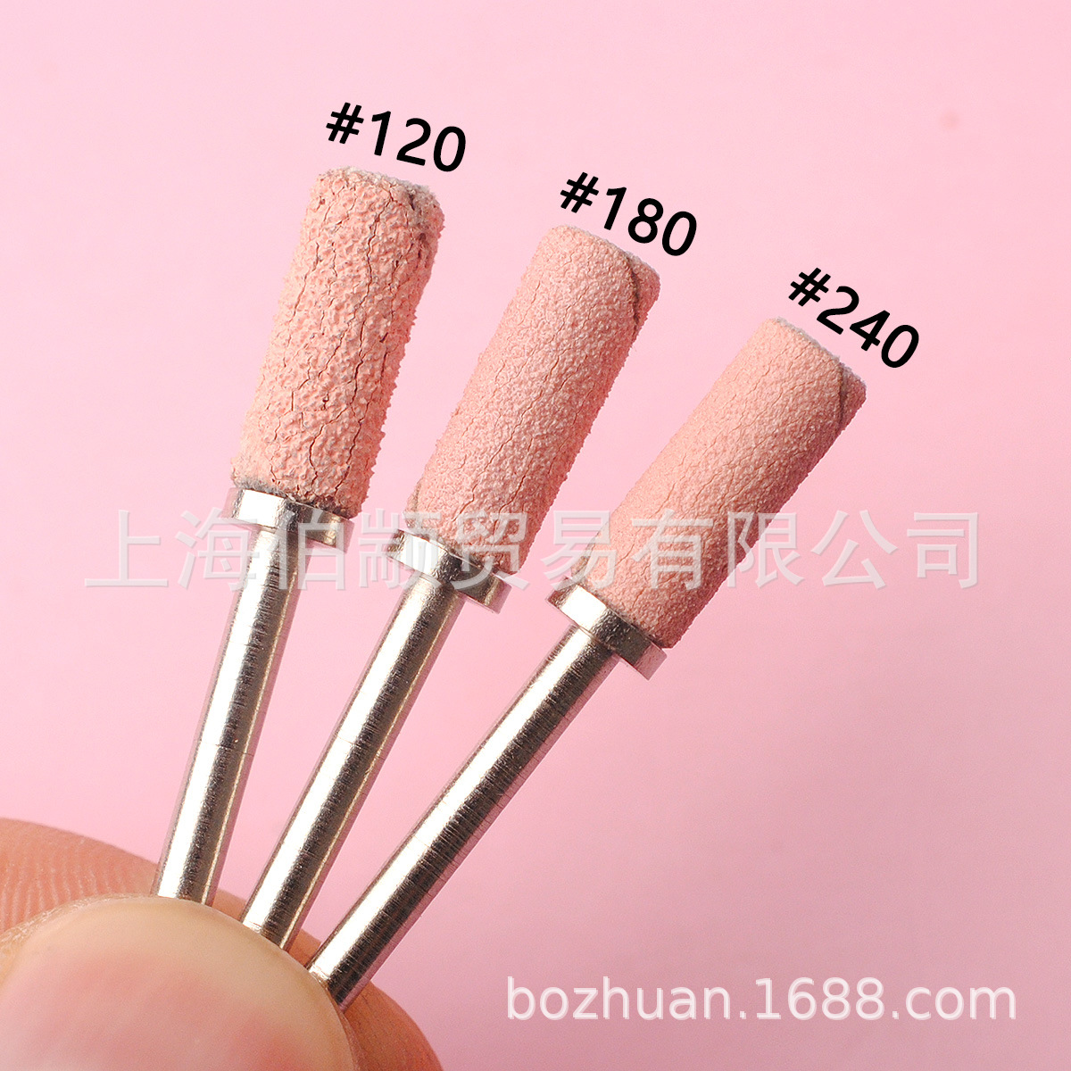 3.1mm Pale Pink Mini Nail Scrub Ring Nail Art Pedicure Scrub Sheet Exfoliating Corneous Foot Scrub Ring