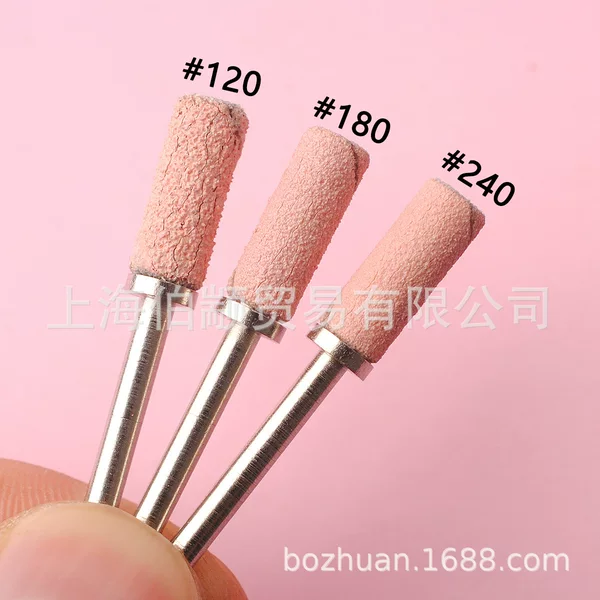 3.1mm Pale Pink Mini Nail Scrub Ring Nail Art Pedicure Scrub Sheet Exfoliating Corneous Foot Scrub Ring