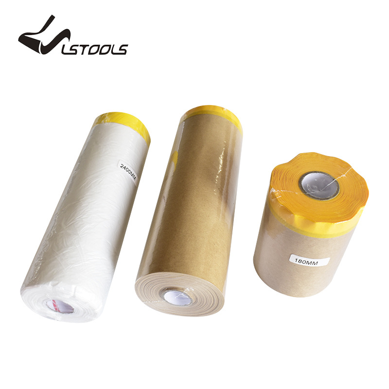 批发一次性遮蔽膜 油漆保护膜家具装修防尘膜美纹纸 油漆落布