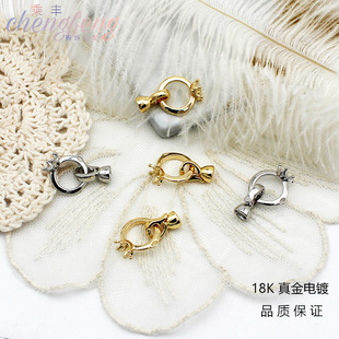 ��ɫ18K����������ָ�B�ӿ� �������β�� diy�Ʒ�������