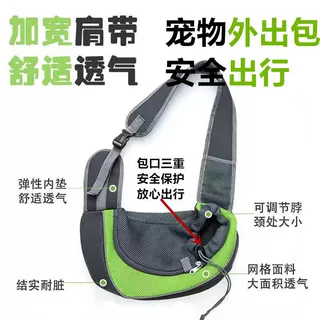 网红猫咪外出包骑车便携式宠物斜跨包小型犬背包打疫苗轻便外出包