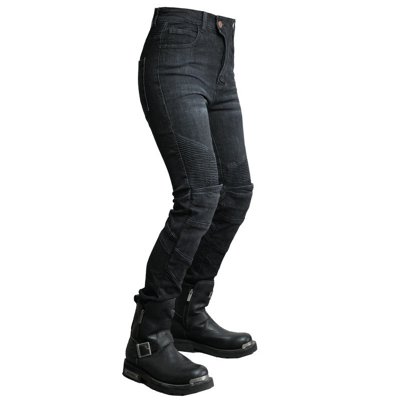 LOONG BIKER motocicleta jeans Mujer Caballero motocicleta pantalones retro anti-caída pantalones alargados equipo de protección