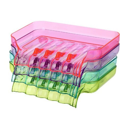 Soap holder, drying rack reusable, storage box, 4 colors