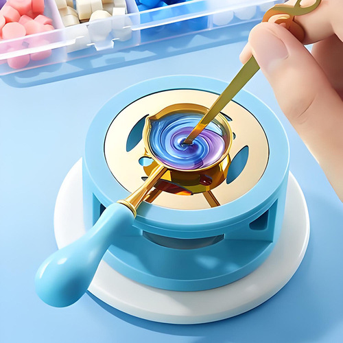 Enamel seal set cross-border foreign trade factory enamel wax granule box DIY accessories melting furnace demolding pad wholesale