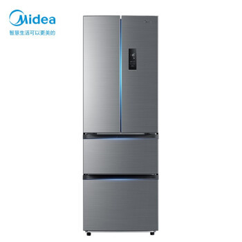 美的 BCD-323WTPM(E) 323升 多门电冰箱 双变频节能一级能效 风冷