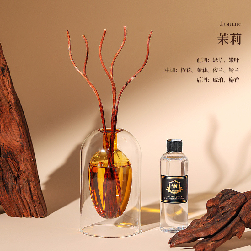 Botella de aceite esencial aromático de caña para el hogar de alto nivel de fragancia de olor interior adornos de baño regalo image 10
