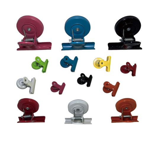Creative magnet clip, magnetic refrigerator magnet, magnet note holder, message clip, color file magnetic clip