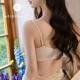 2023 new French modal seamless imitation latex underwear lace fixed one Cup beauty back base bra