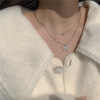 Small design necklace, simple and elegant design, trend of season, bright catchy style, does not fade