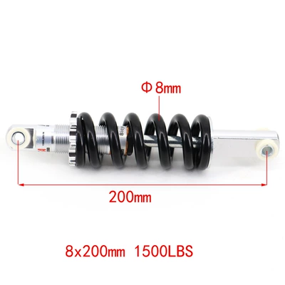 Motosiklet ləvazimatları və aksesuarları Rear Shock Absorber - 8200mm-1500-pounds-550g-net-weight