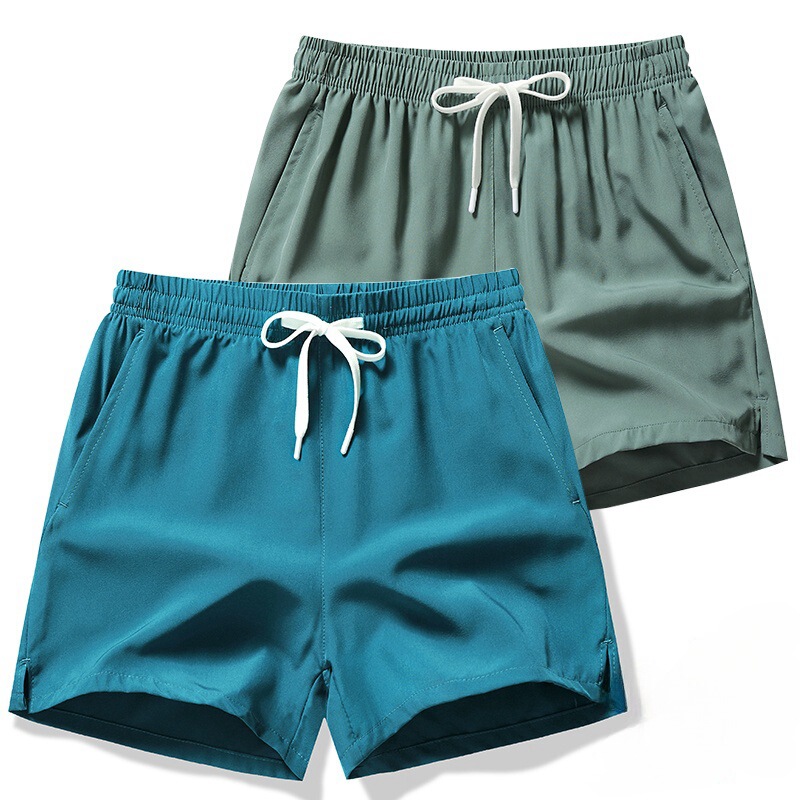 2025 New Foreign Trade Handle Cheap Men's Three-point Shorts Summer Loose Quick-drying Ice Silk Sports Casual Pants