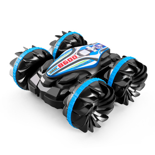 Cross-border four-wheel drive off-road vehicle stall remote control amphibious double-sided driving children's deformation remote control mother and baby toy