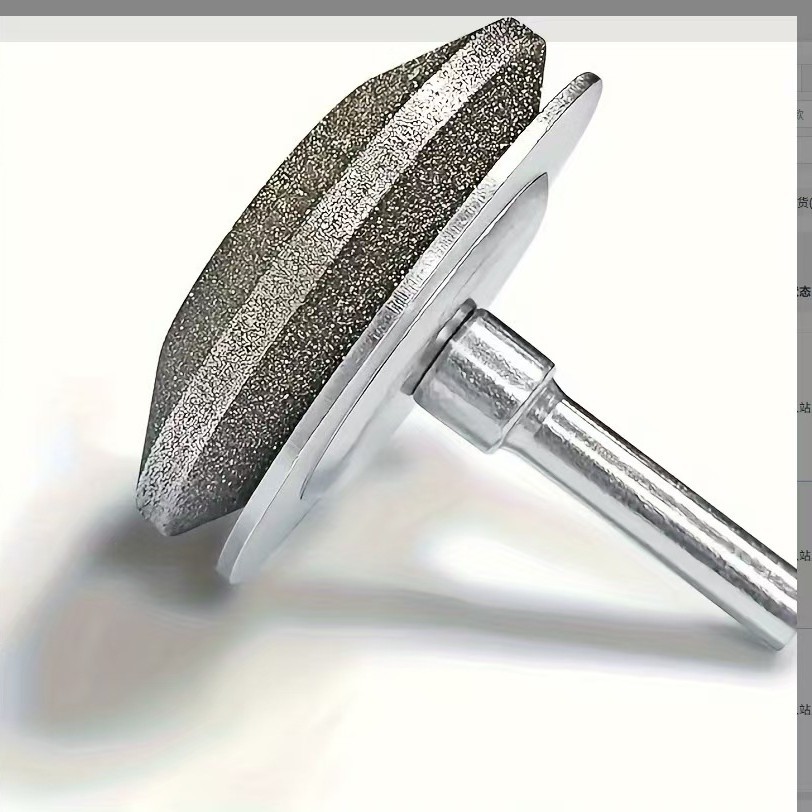 Diamond Lawn Mower Blade Sharpener, All Metal Construction, Suitable for Any Electric Hand Drill