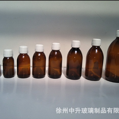 100ml玻璃口服液茶色酵素瓶30ml60ml避光棕色小口糖浆瓶