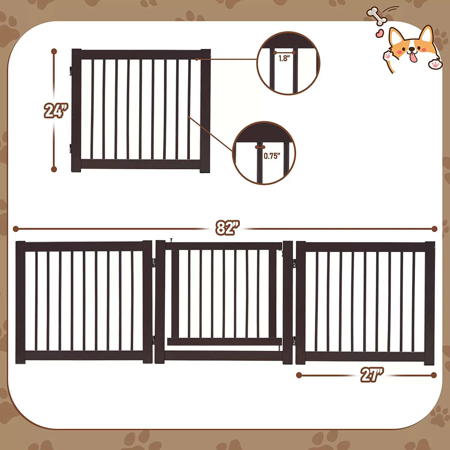 Забор из цельного дерева, забор для собак, забор для домашних животных, деревянный забор, садовый забор