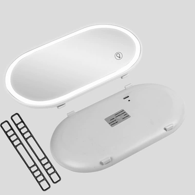 makeup mirror car mirror co-pilot – Sun visor rearview mirror - light-gray