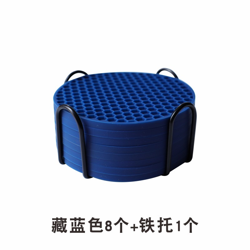 硅胶杯垫蜂窝食品级防滑餐垫耐高温防水隔热垫厂家批发|undefined