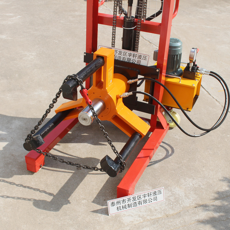 厂家直销50T手动液压拉马100T丝杆升降三爪拔轮器150吨电动拉马